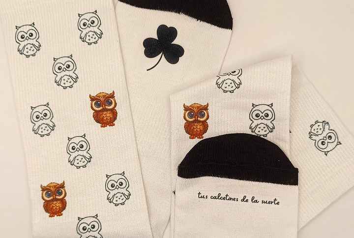 Calcetines personalizados suerte