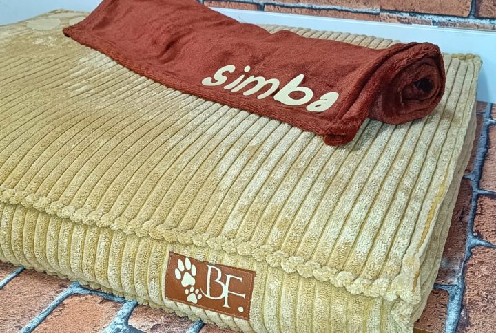 cama, manta, perro, mascota, beige, personalizada, gris, nombre, gato