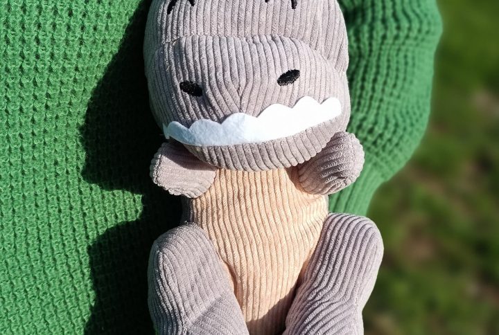 bolso, personalizado, dinosaurio, mochila, niño, gris, colegio