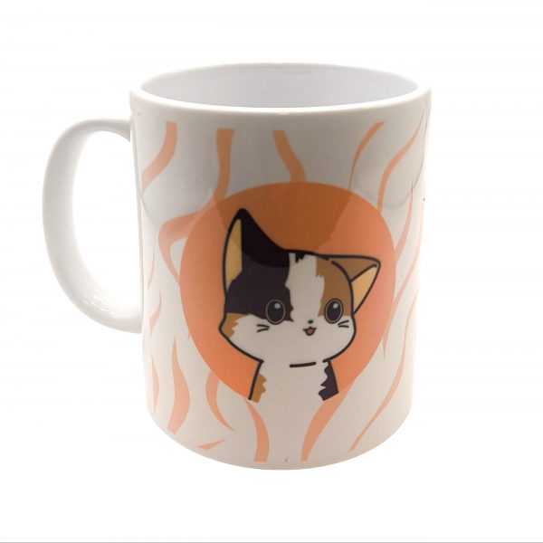 taza, solidaria, Mis Amigos Gatunos, gatos, mascotas, callejeros, ayuda, azul, rosa