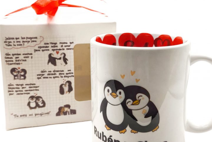 caja, personalizada, taza, envoltorio