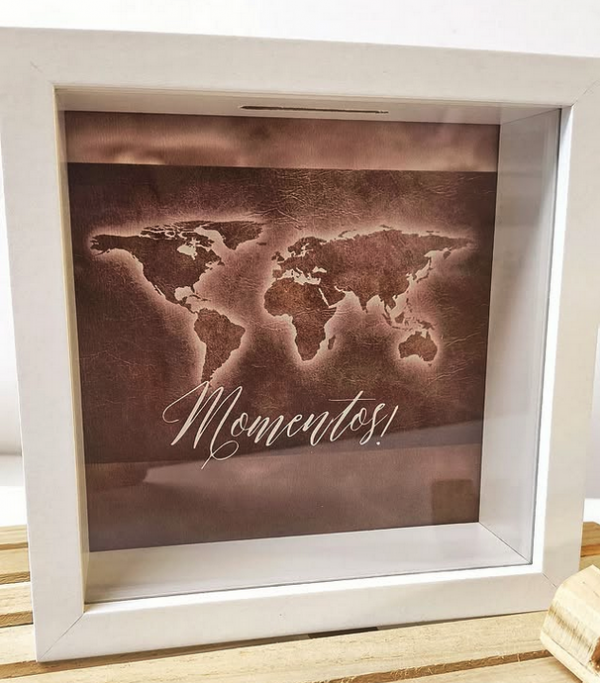 Hucha de madera personalizada
