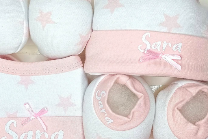 SET recién nacido rosa